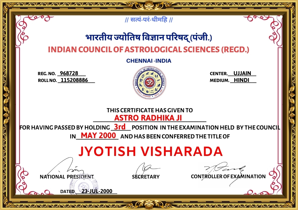 Astro Radhika ji